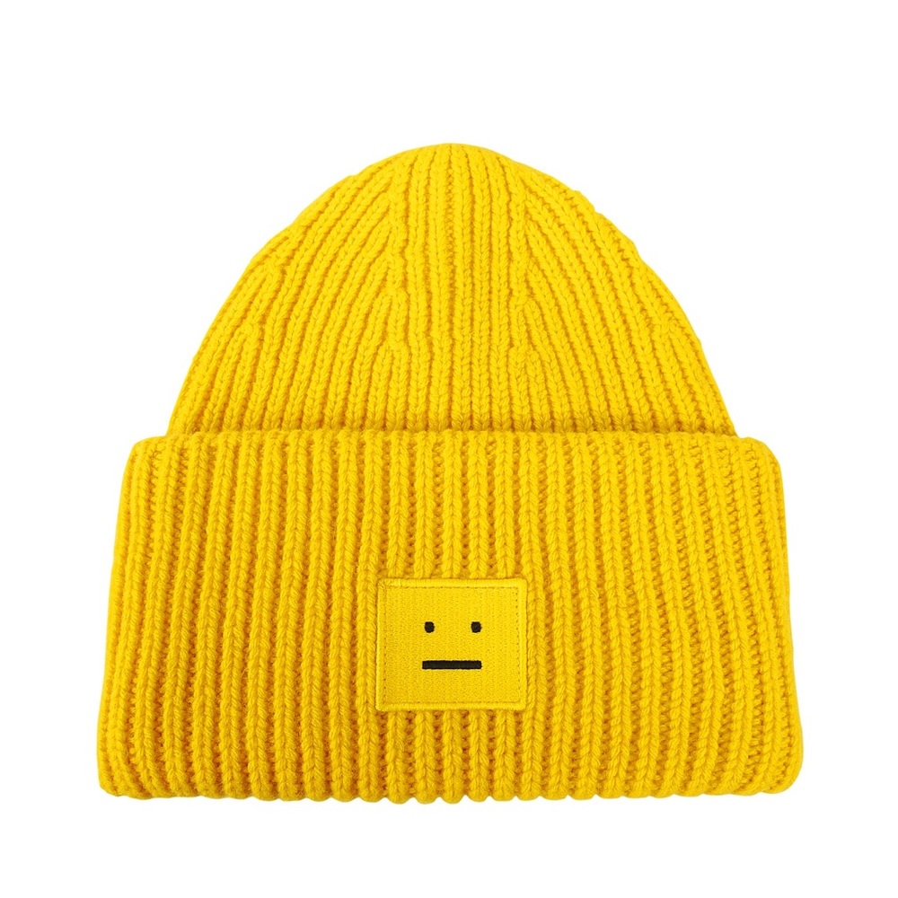 Acne Studios Yellow Pansy Beanie